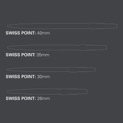 SWISS POINTS BLACK 40MM
