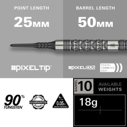 Redux 10 90% Tungsten 18 gram Soft Tip