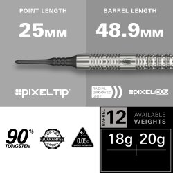 Hydro 12 90% Tungsten 18 gram Soft Tip