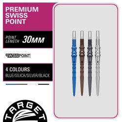 Target Japan Premium Swiss Point Silver 30 mm