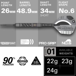  Dimitri van den Bergh x Echo, 90% Tungsten SP 22 gram