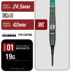 Prime Series PW gen 3 90% 19 gram Softtip