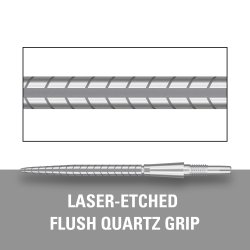 SWISS STORM QUARTZ POINTS SILVER 30MM