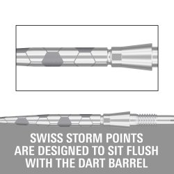 SWISS STORM ONYX POINTS SILVER 26MM