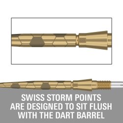 SWISS STORM ONYX POINTS GOLD 35MM