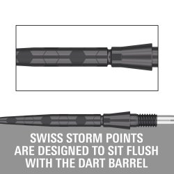 SWISS STORM ONYX POINTS BLACK 26MM