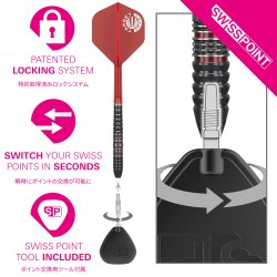 Target Japan Prime Series Diamond Gen 4 90% Tungsten, 22 gram SP Steel Tip