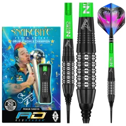 Peter Wright Black Strike 90% Tungsten 22 gram Softtip