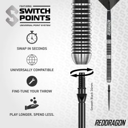 Red Dragon Pegasus Switch Points 22 g � 90 % tungsten