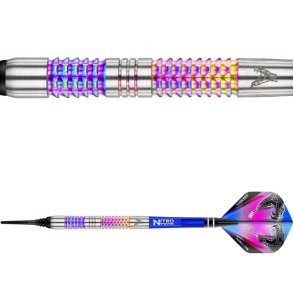 Peter Wright - Mamba Rainbow 90% Tungsten, 18 gram Softtip. 