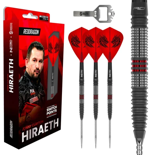 Red Dragon Jonny Clayton Hiraeth Switch Point 90% Tungsten 22 gram