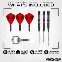 Red Dragon Jonny Clayton Hiraeth Switch Point 90% Tungsten 22 gram