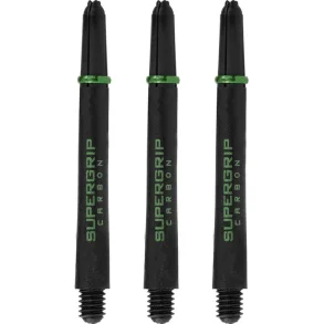 Harrows Supergrip Carbon Svart/Grnn Medium