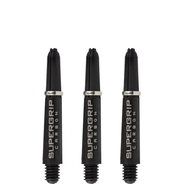 Harrows Supergrip Carbon Svart/Slv Kort