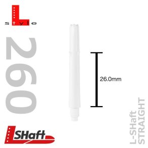 L-SHaft Locked Straight White 260