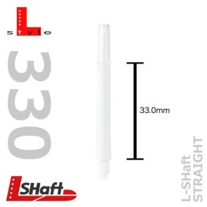 L-SHaft Locked Straight White 330