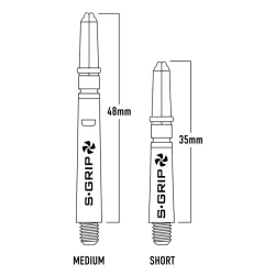 Harrows Supergrip Spin Smoke Medium