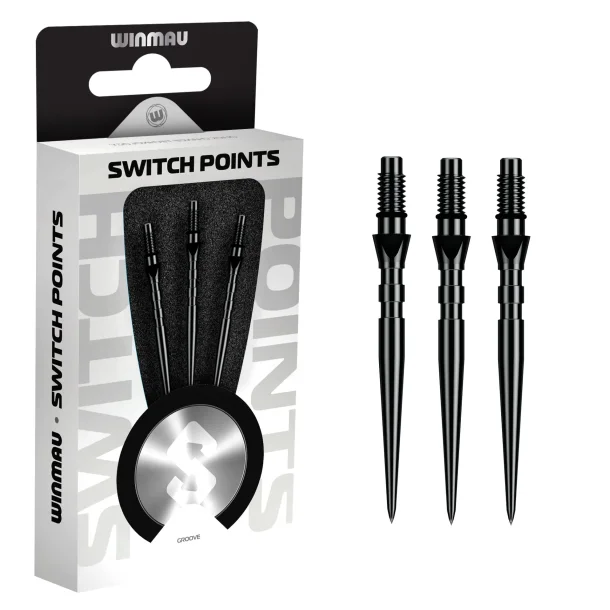 Winmau Switch Point Groove Black 26 mm