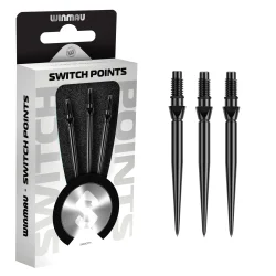 Winmau Switch Point Smooth Black 40 mm
