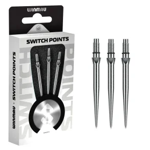 Winmau Switch Point Smooth Silver 30 mm