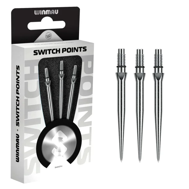 Winmau Switch Point Smooth Silver 30 mm