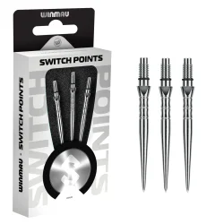 Winmau Switch Point Wave Silver 40 mm