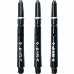 Harrows Supergrip Spin Svart/S�lv Kort