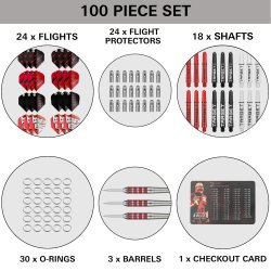 Target Stephen Bunting dartsett i messing  100 deler