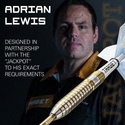 Target Adrian Lewis Showdown 95% Tungsten 23 gram Swiss Point st�ldartpiler