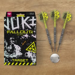 Target Luke Littler Nuke Fallout 90% Tungsten 22 gram Swiss Point st�ldartpiler