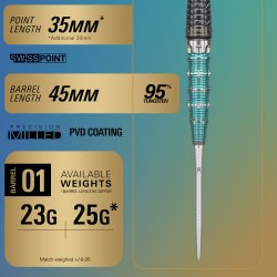 Target Japan The Miracle x Rising Sun Champions Limited Edition 95% Tungsten 23 gram Swiss Point St�ldartpiler
