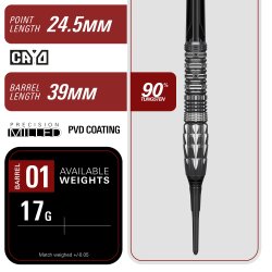 Target Japan Pyro G12 90% Tungsten 17 gram Softtip