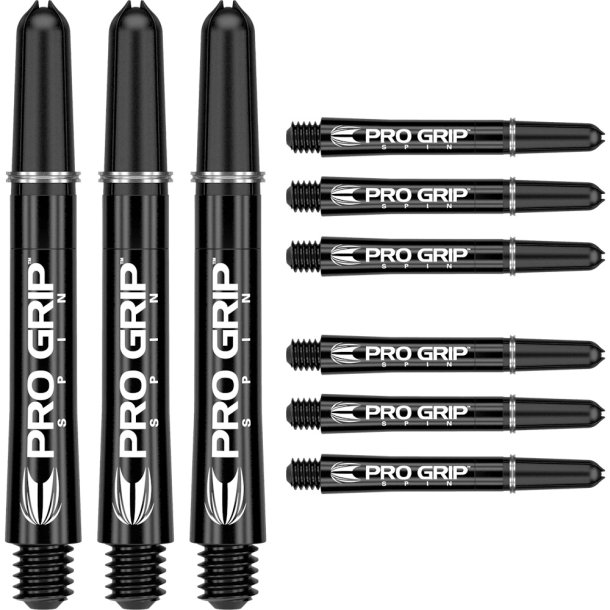 PRO GRIP SPIN SVART KORT 3 SETT