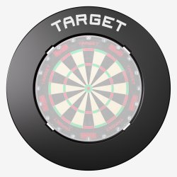 Target Notched Surround svart