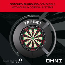 Target Notched Surround svart
