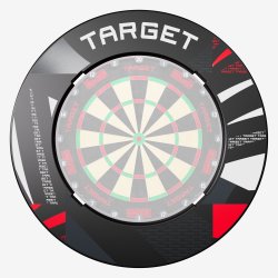 Target Notched Surround Patterned svart