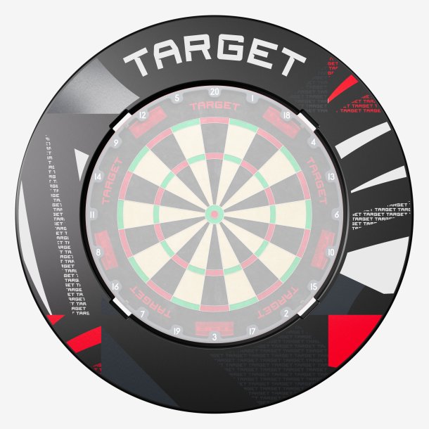 Target Notched Surround Patterned svart