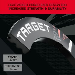 Target Notched Surround Patterned svart