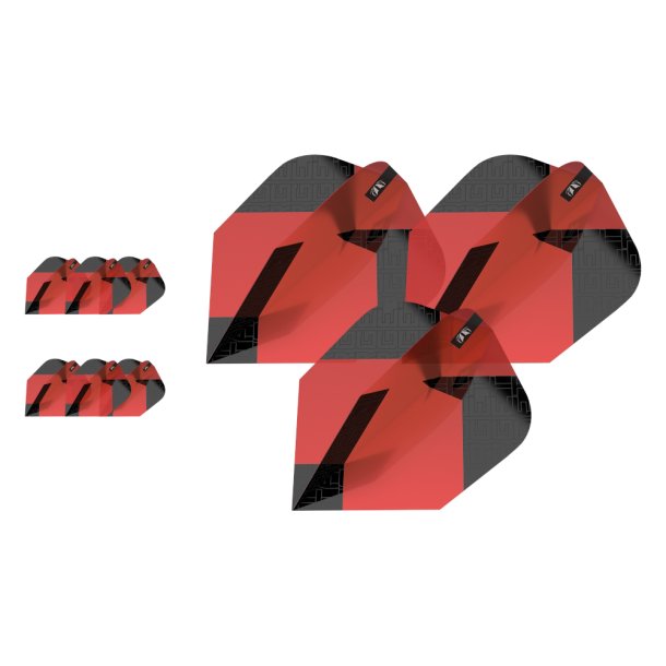 Target Tag Svart/Rd Ten-X Flights 3 sett.