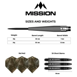 Mission Saturn Titan 90% Tungsten, 22 gram