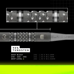 Winmau MvG TS-Pro 90% Tungsten 23 gram Switch Point st�ldartpiler