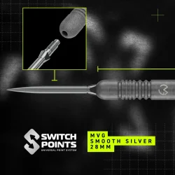 Winmau MvG TS 90% Tungsten 21 gram Switch Point st�ldartpiler