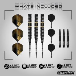 Red Dragon Ascend Tapered 90% Tungsten 25 gram st�ldartpiler