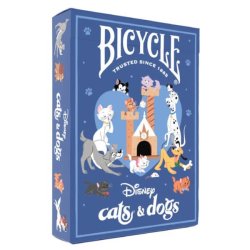 Bicycle Disney Cats and Dogs kortstokk
