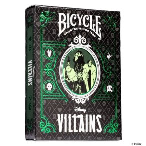 Bicycle Disney Villains - Gr�nn kortstokk