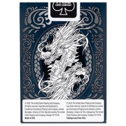 Bicycle Dragon Blue kortstokk