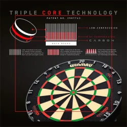 Winmau Blade 6 Tripple Core Dartskive