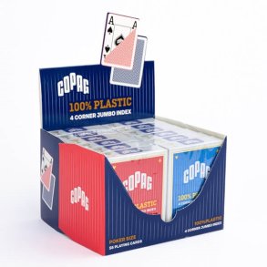 Copag 4 Corner Jumbo 100% plast &ndash; kortstokk
