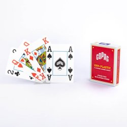 Copag 4 Corner Jumbo 100% plast &ndash; kortstokk