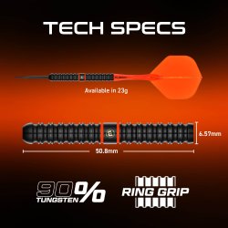 Winmau Emma Paton 90% Tungsten 23 gram st�ldartpiler